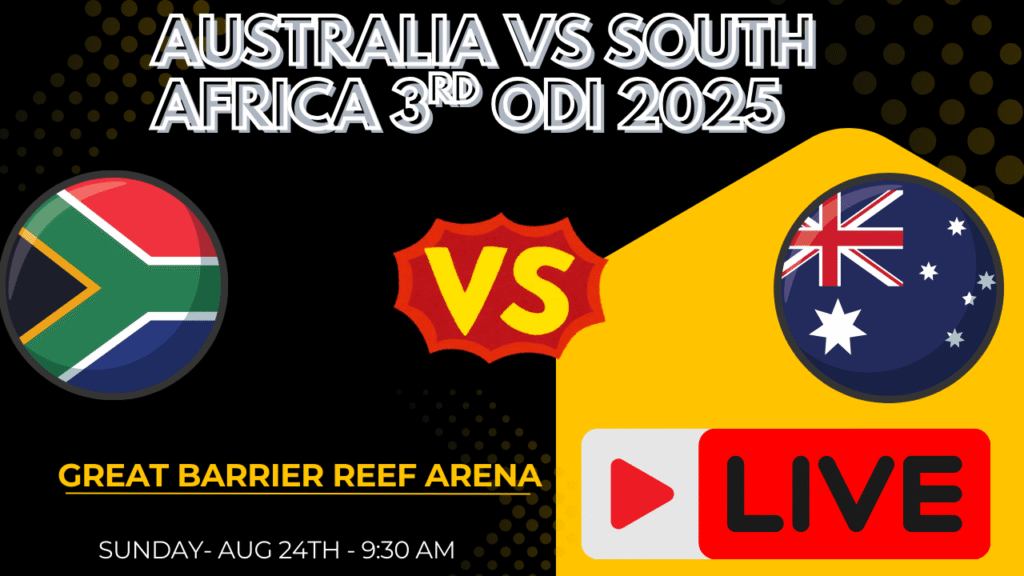Australia vs South Africa 3rd ODI 2025