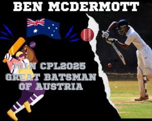 Ben McDermott | Profile and Performance in CPL & BBL 2025
