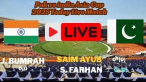 Pakistan vs India Asia Cup 2025 | Today Live Match