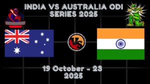 India vs Australia ODI Series 2025 | Squad, Schedule & Venue